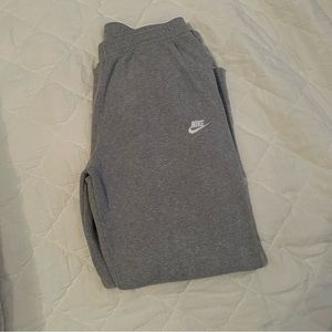 Men’s Nike sweat pants XL light gray with pockets